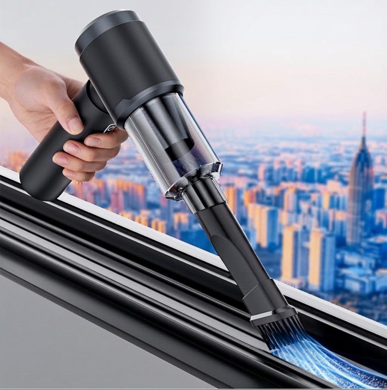 Aspirateur de voiture GlowUp tenu à la main, nettoyage de l'habitacle